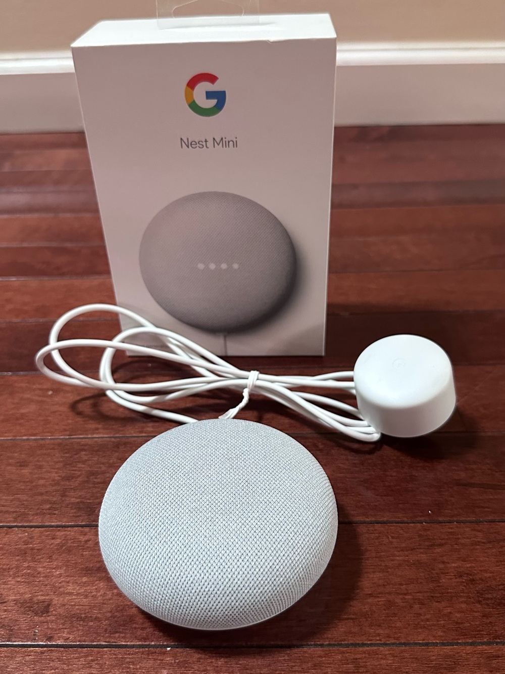 Google Nest Mini 2nd Generation in Chalk Gray